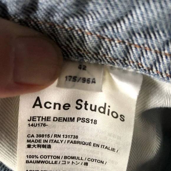 Acne Studios Midi Length Denim Bib Dress Sz 8 (could likely fit 4-10) - Picture 10 of 10